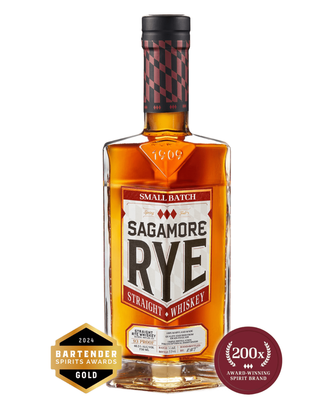Sagamore Spirit Straight Rye whisky 750ml